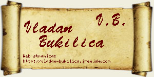 Vladan Bukilica vizit kartica